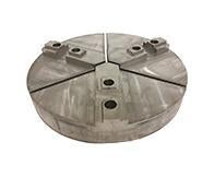 Round Chuck Jaws - Acme Serrated Key Type - Chuck Size 15" to 18" inches - Part #  18-RAC-15400A* - USA Tool & Supply