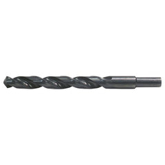 7/16 RHS / RHC HSS 118 Degree Radial Point General Purpose Jobber Length Drill - Steam Oxide - Exact Industrial Supply