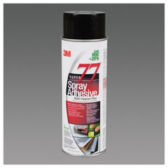 3M Super 77 CA Multipurpose Spray Adhesive Low VOC <25% Clear 24 fl oz Can (Net Wt 18.0 oz) - USA Tool & Supply