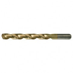 #21 RHS / RHC HSS-CO 8% (M42) 135 Degree Split Point Heavy Duty Cobalt Drill - TiN - USA Tool & Supply