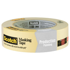 ‎Scotch Contractor Grade Masking Tape 2020-24AP9 0.94″ × 60.1 yd (24mm × 55m) - USA Tool & Supply