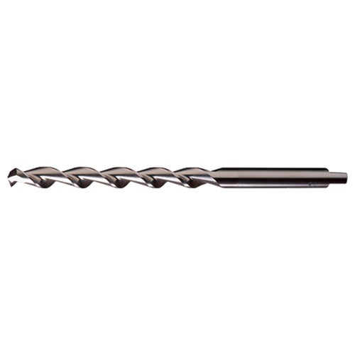 #42 RHS / RHC HSS 118 Degree Notched Point HSS Parabolic Taper Length Drill - Bright - Exact Industrial Supply