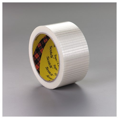 Scotch Bi-Directional Filament Tape 8959 Clear 25 mm × 50 m 5.7 mil - USA Tool & Supply