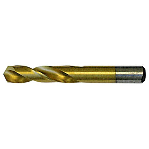 #39 RHS / RHC HSS 135 Degree Split Point Heavy Duty Screw Machine Drill - TiN - Exact Industrial Supply