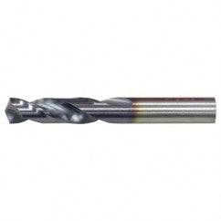 #12 RHS / RHC HSS-CO 8% (M42) 135 Degree Split Point Cobalt Heavy Duty Screw Machine Drill - TiCN - USA Tool & Supply