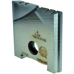 3-3/16'' Dia - Series E - 7/16'' Thickness - HSS 130° - Spade Drill Blade - USA Tool & Supply