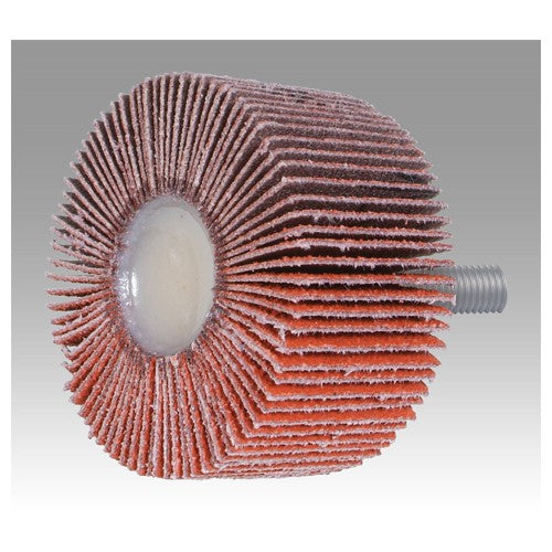 ‎3M Flap Wheel 747D T84 3″ × 1″ × 1/4-20 EXT 80 X-weight - USA Tool & Supply