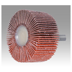 ‎3M Flap Wheel 747D T84 2″ × 1″ × 1/4-20 EXT 60 X-weight - USA Tool & Supply