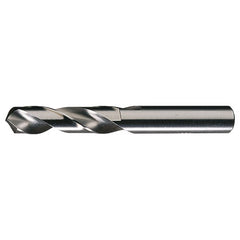 43/64 RHS / RHC HSS 118 Degree Radial Point General Purpose Screw Machine Drill - Bright - Exact Industrial Supply