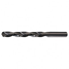 #12 RHS / RHC HSS 118 Degree Radial Point General Purpose Drill - Steam Oxide - USA Tool & Supply