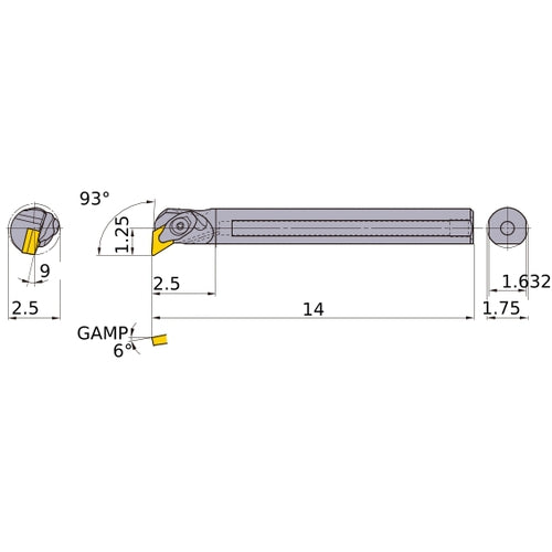 S-DDUNR-284-C BORING BAR