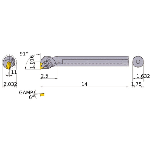 S-DTFNR-283-C BORING BAR