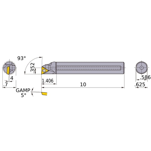 S-FSTUPR-102-C BORING BAR