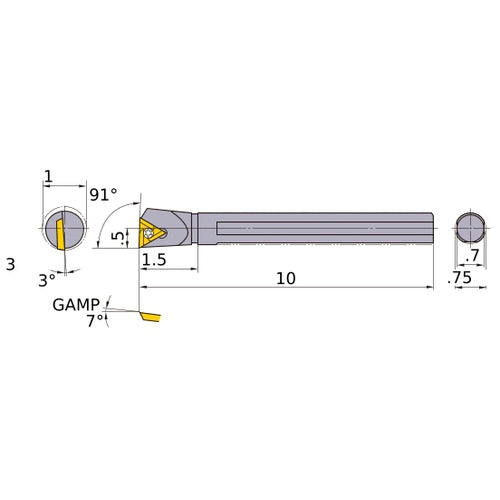 S-STFEL-123 BORING BAR