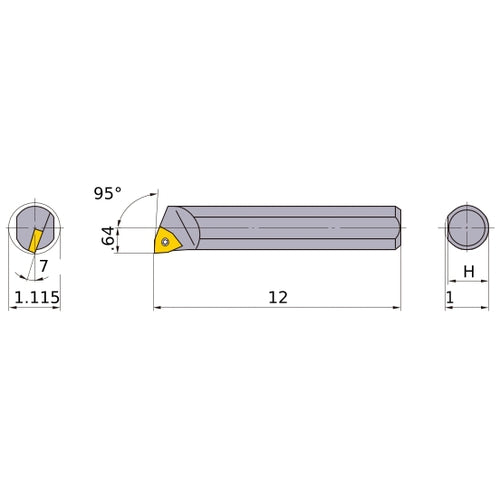 S-SWUCL-163 BORING BAR