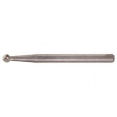 SD-42 Standard Cut Solid Carbide Bur-Ball Shape - USA Tool & Supply