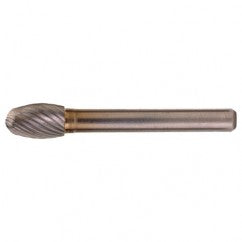 SE-51 Standard Cut Solid Carbide Bur-Egg Shape - USA Tool & Supply