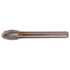 SE-51 Standard Cut Solid Carbide Bur-Egg Shape