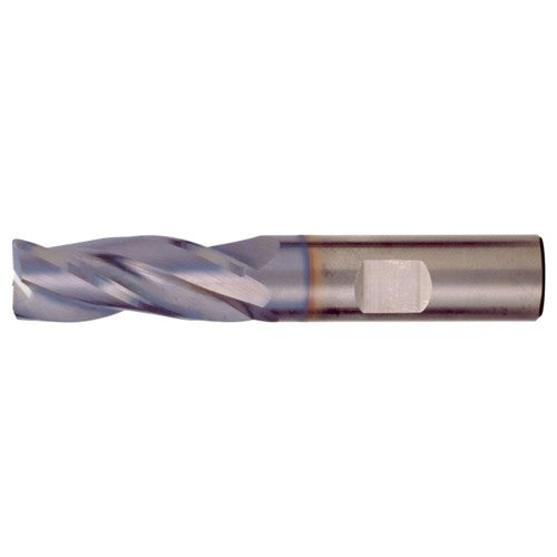 ‎9/32″ × 5/16″ × 13/16″ × 2-1/2″ RHS / RHC Solid Carbide 3-Flute Square End High-Performance End Mill for Steel and Stainless Steel - TiAlN