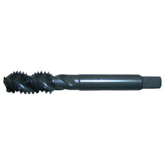 ‎3/8-16 UNC 3 Flute H3 Bottoming HSS CNC Heavy Duty Spiral Flute Tap- Steam Oxide - Exact Industrial Supply