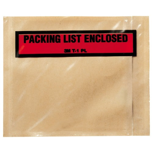 3M Top Print Packing List Envelope PLE-T1 4.5″ × 5.50″ - USA Tool & Supply