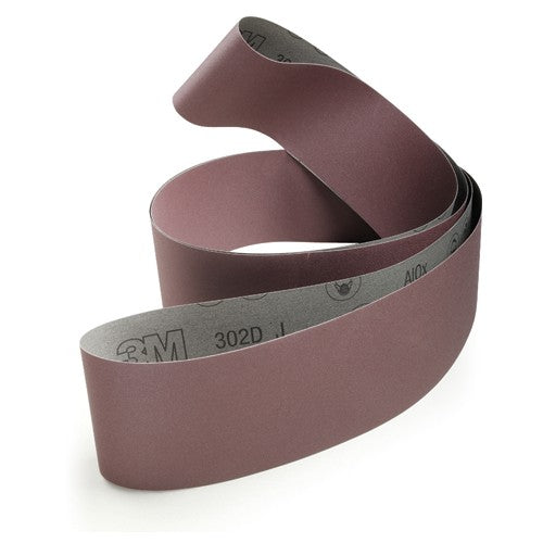 3M Cloth Belt 302D P100 J-weight 3″ × 132″ Film-lok Full-flex - USA Tool & Supply