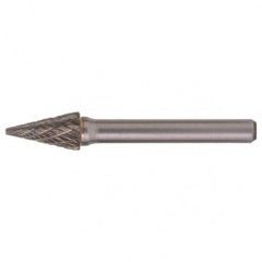 SM-5 Double Cut Solid Carbide Bur-Pointed Cone Shape - USA Tool & Supply
