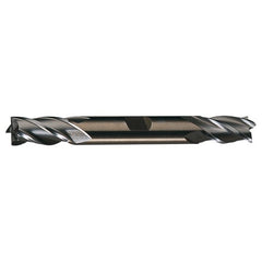 ‎11/16″ × 3/4″ × 1-5/8″ × 5-5/8″ RHS / RHC HSS-CO 8% (M42) Cobalt Double End 4-Flute Center Cutting Finishing End Mill - TiCN - Exact Industrial Supply