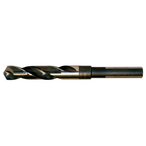 ‎1-15/16 RHS / RHC HSS 118 Degree Split Point Silver & Deming Reduced Shank Drill - Black & Gold