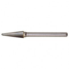SL-2 Standard Cut Solid Carbide Bur-Included Angle Shape - USA Tool & Supply