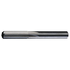 1/8 STR / RHC Solid Carbide Solid Carbide Straight Shank Straight Flute Reamer - Bright - Exact Industrial Supply