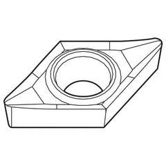 DCGT3252AL1 HWK10 SCREW-ON INSERT - USA Tool & Supply