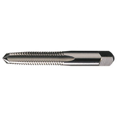 ‎#12-24 UNC 4 Flute HSS Standard Taper Chamfer Hand Tap- Bright - Exact Industrial Supply