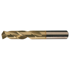 3/32 RHS / RHC HSS-CO 8% (M42) 135 Degree Split Point Heavy Duty Cobalt Screw Machine Drill - TiN - Exact Industrial Supply