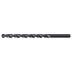 13/32″ RHS / RHC HSS 118 Degree Radial Point Extra Length Drill - Steam Oxide - Exact Industrial Supply