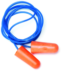 Earplugs NRR 31 dB Rating; 100 pr. Disposable / Corded - USA Tool & Supply