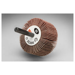 ‎3M Flap Wheel Type 83 244D 1-1/2″ × 1/2″ × 1/4″ 80 X-weight - USA Tool & Supply