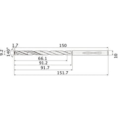 MHS0920L090B CARB DRILL