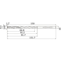 MHS0930L090B CARB DRILL