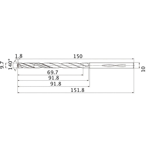 MHS0970L090B CARB DRILL