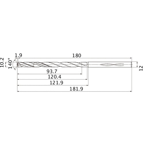 MHS1020L120B CARB DRILL