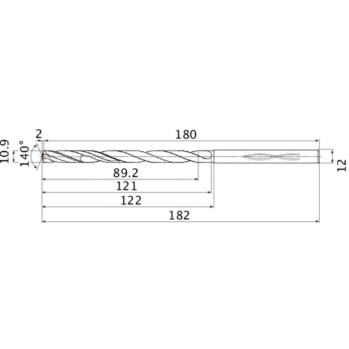 MHS1090L120B CARB DRILL
