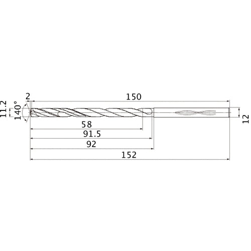 MHS1120L090B CARB DRILL