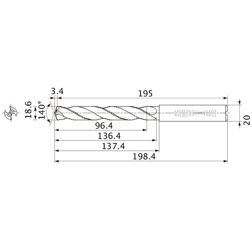MMS1860X5DB CARB DRILL