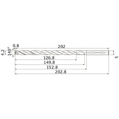 MNS0420X30DB CARB DRILL