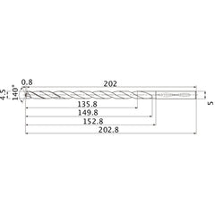 MNS0450X30DB CARB DRILL