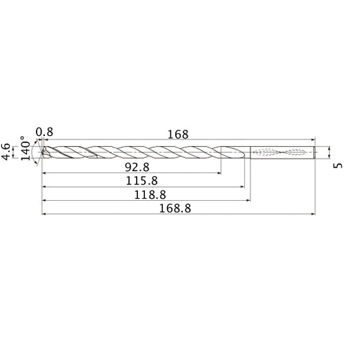 MNS0460X20DB CARB DRILL