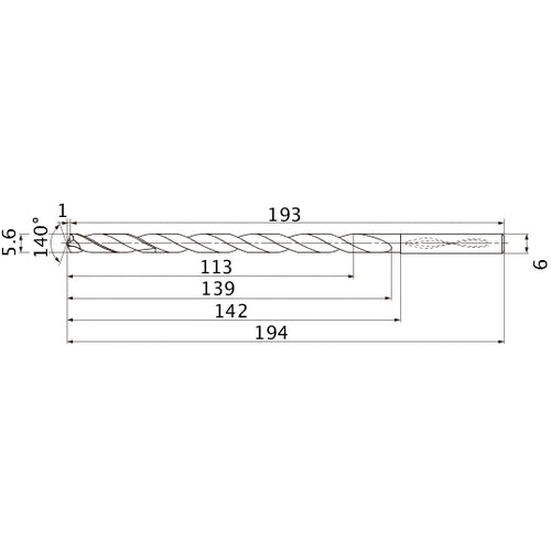 MNS0560X20DB CARB DRILL