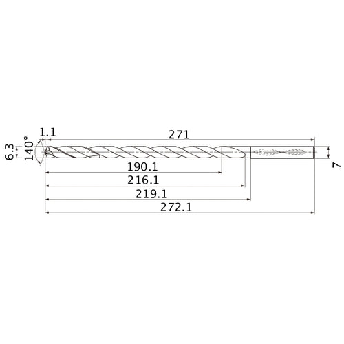 MNS0630X30DB CARB DRILL