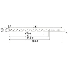 MNS0680X30DB CARB DRILL